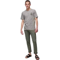 Classic Grey Crew Neck Casual Cotton T-Shirt Men